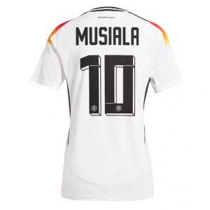 Fotbalové Dres Německo Jamal Musiala #10 Dámské Domácí Oblečení ME 2024 Krátký Rukáv